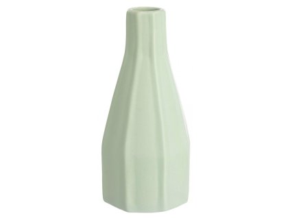 Porcelánová zelená váza ATENA 10x20