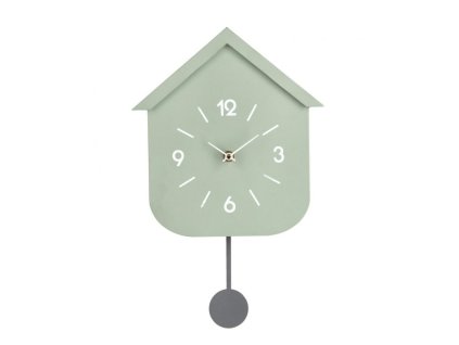 Nástěnné hodiny HOME zelené 37cm
