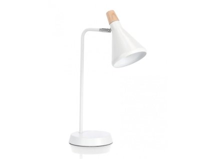Stolní lampa BRILL bílá 46cm