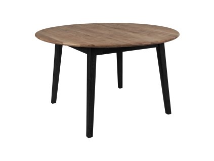 Kulatý jídelní stůl MARSEILLE tmavý dub 140cm
