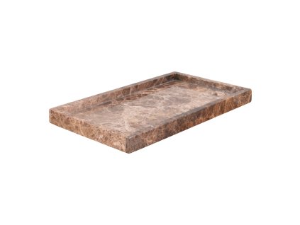 Servírovací tác TRAY hnědý mramor