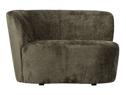 Lenoška STONE 112 cm levá zelená