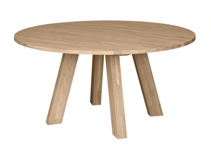 Kulatý jídelní stůl RHONDA 150cm přírodní