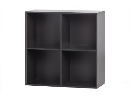 Dřevěný regál VT 4 černá