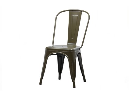 Kovová jídelní židle AFTERNOON zelená