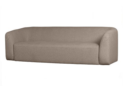 Třímístná pohovka SLOPING světlá hnědá