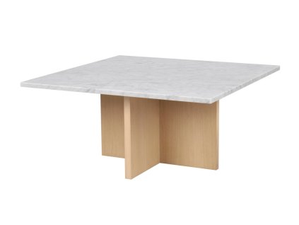 Hranatý konferenční stolek BROOKSVILLE světlý