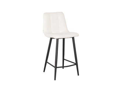 Barová židle JELT bílé bouclé 92cm