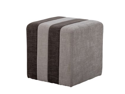 Designový pouf FLINT hnědý