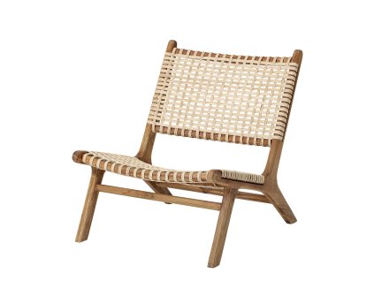 Teakové křeslo KEILA světlé