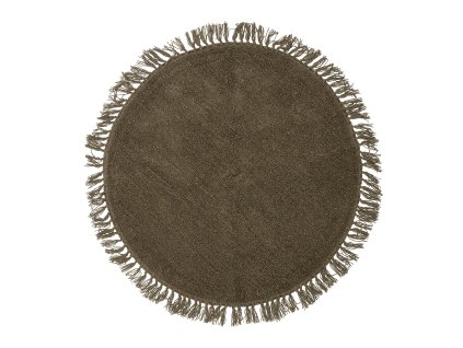 Kulatý koberec LENEA zelený 110cm