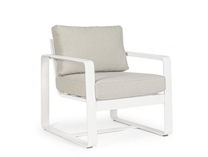 Zahradní křeslo MERRIGAN bílé