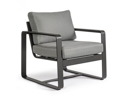 Zahradní křeslo MERRIGAN šedé