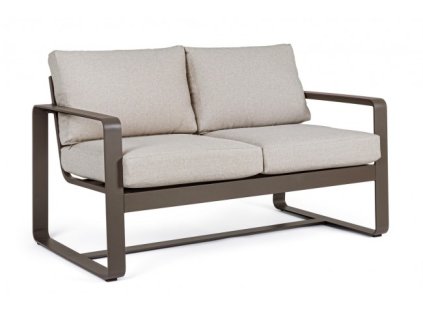 Dvoumístná zahradní pohovka MERRIGAN béžová