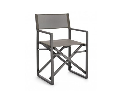 Zahradní skládací židle KONNOR antracit