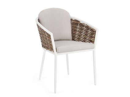 Zahradní jídelní židle MARIBELA bílá