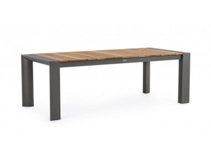 Rozkládací zahradní stůl CAMERON 228/294x100 cm antracit