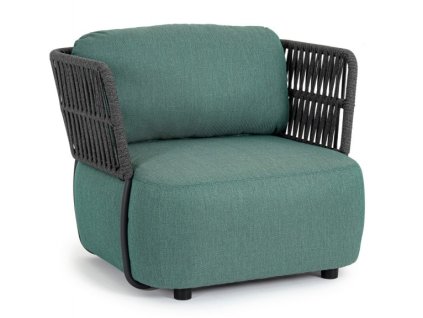 Zahradní křeslo PALMER antracit-zelená