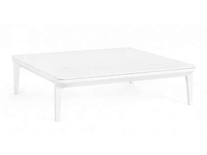 Zahradní konferenční stolek MATRIX 99x99 cm bílá
