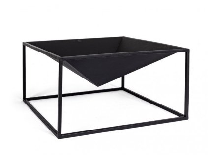 Ohniště ILLINOIS 60x60 cm černé