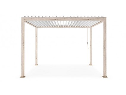 Hliníková pergola s uzavíracími lamelami OCEAN 3,6x3,6 m