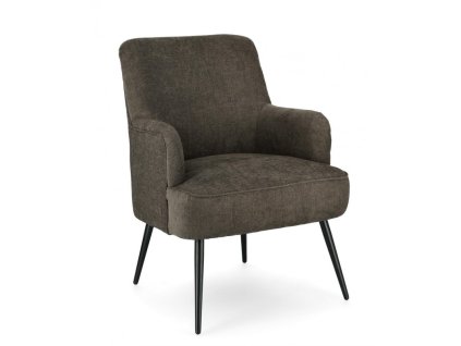 Tmavě zelené křeslo ERNESTINE