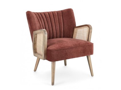 Křeslo VIRNA cihlové