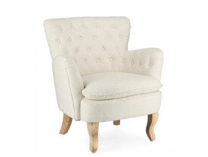 Křeslo ORLINS krémové