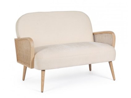 Dvoumístná pohovka DALIDA 115 cm bílá