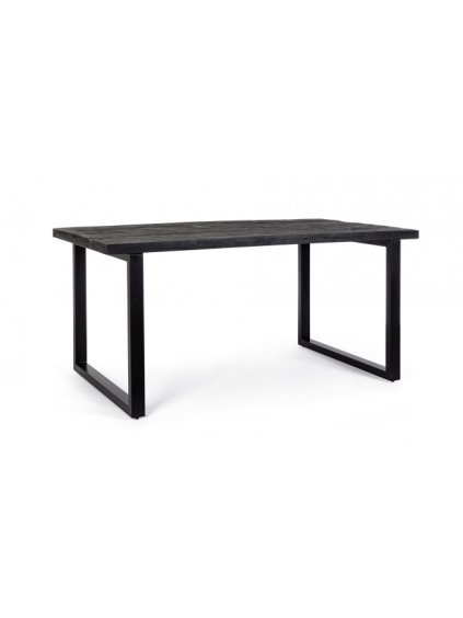 Jídelní stůl HASTINGS černý 160x90 cm