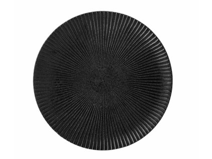 Černý talíř NERI 18 cm