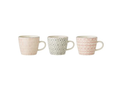 Set 3 hrnků s uchem CECILE 300 ml
