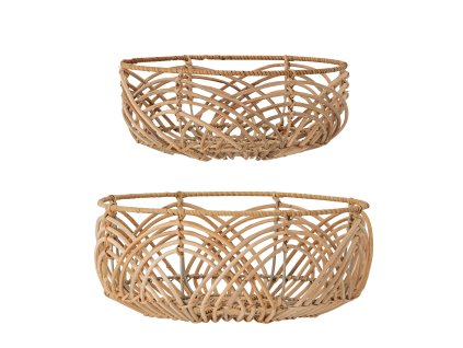 Set 2 ratanových košíků ANTON