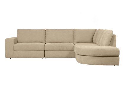 Rohová pohovka FAMILY béžová pravá