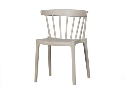 Plastová jídelní židle BLISS šedá