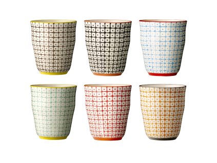 Set 6 hrnků CARLA 200 ml