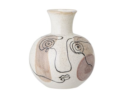 Kameninová váza IRINI bílá