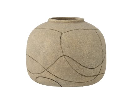 Terakotová váza NIZA hnědá