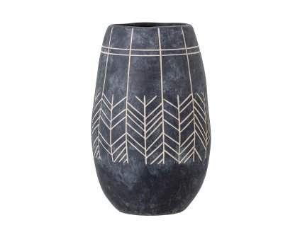 Modrá keramická váza MAHI