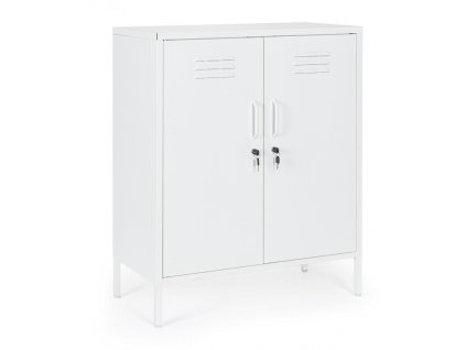 Kovová komoda CAMBRIDGE bílá