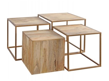Set 4 odkládacích stolků JAIDEV