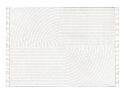 Koberec MALTA krémový 100x200cm oválný vzor