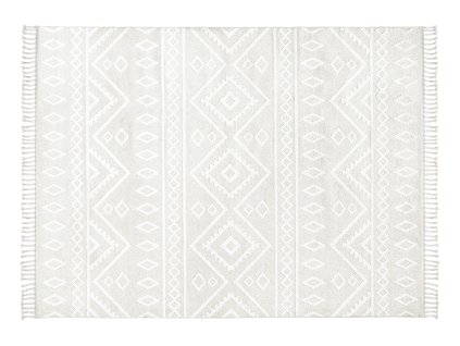 Koberec MALTA krémový 100x200 cm vzory
