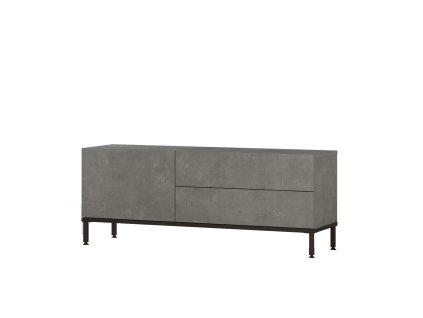 Dřevěný TV stolek LIVA šedý
