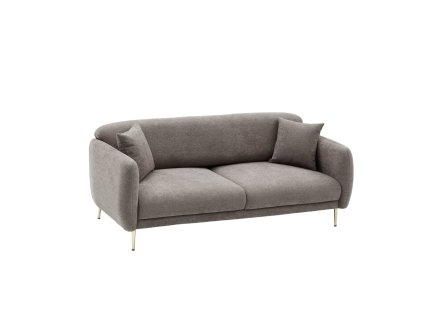 Třímístná pohovka SIMENA šedá 210 cm