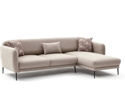 Rohová pohovka VENUS krémová pravá