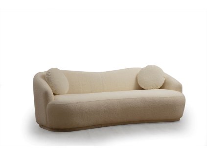 Třímístná pohovka ANCONA krémová