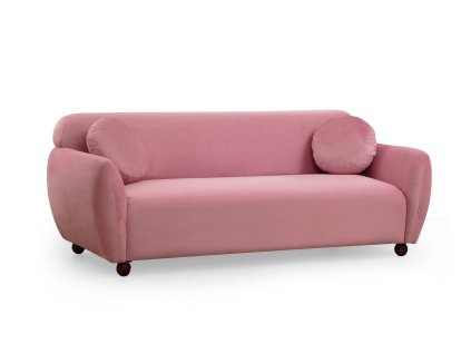 Třímístná pohovka EDDY růžová
