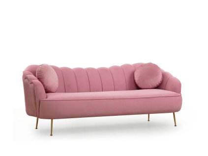 Třímístná pohovka ISTIRIDYE růžová
