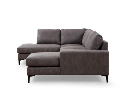 Rohová pohovka PORTO antracit levá